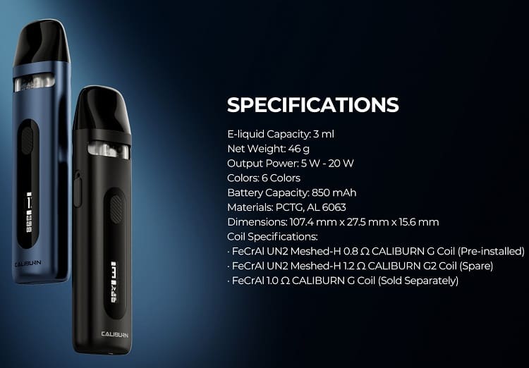 UWELL Caliburn X Pod System 850mAh | VAPEAPE 🐵 Ireland